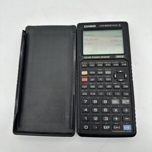 Vintage Casio CFX-9850GB Plus COLOR Display Graphing Calculator Tested